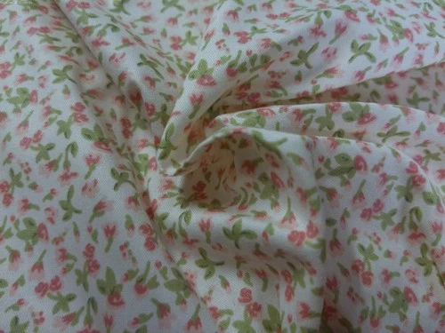 IMPORTED COTTON LT.WT. POPLIN~MICRO FLORAL ~10'x64"~SILKY HAND~DOLLS - product listing photo