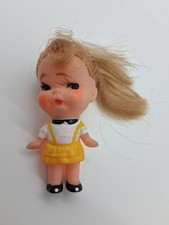Vintage Little Doll Vinyl Pin Badge Japan Kawaii Retro Unique Fashion Accessory