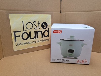DASH Mini Rice Cooker 2 Cup 200W Mint Green One Touch Keep Warm w/ Accessories