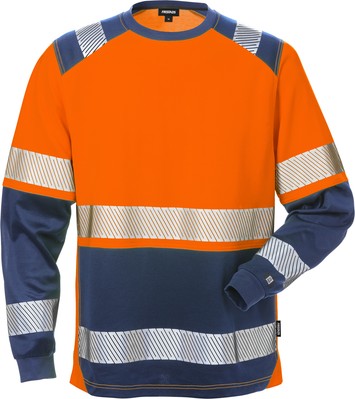 FRISTADS 129514-271 High Vis T-Shirt Langarm, Kl. 2 7457 THV  Gr.S Warnschutz-Or