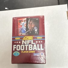 Score 1991 NFL Football Series 1 Sealed Box (616 cards, Vintage)