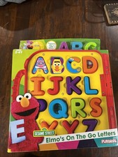 Sesame Street Elmo On The Go ABC Alphabet Letters Carrying Case New Sealed