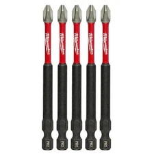 Milwaukee Tool 48-32-4564 Shockwave 3-1/2 In Impact Phillips No. 2 Power Bits