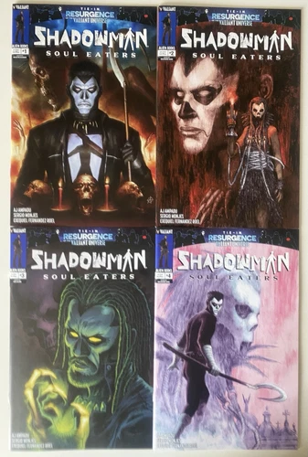 SHADOWMAN: SOUL EATERS #1-4 (2024) AMPADU, RESURGENCE, FULL RUN, VALIANT, NM