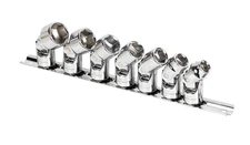 Joint Socket Set, SAE 7 Piece 3/8-Inch Drive, 6 Point, 360 Degree Rotation 40...