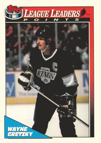 Wayne Gretzky #257 1991 O-Pee-Chee card
