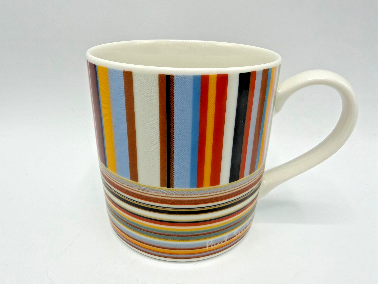 PAUL SMITH Mixed 'Signature Stripe' MUG cup in Box *Made in Japan*