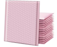 6x9 Baby Pink Bubble Poly Mailers 25 Pack Self Seal Padded Shipping Bags