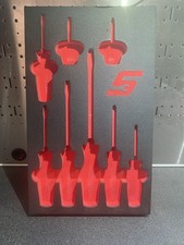 Snap On 8 Piece Screwdriver Set In Foam