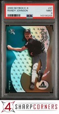 2000 SKYBOX E-X #21 RANDY JOHNSON DIAMONDBACKS HOF POP 5 PSA 9
