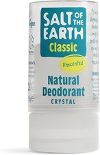 Salt of the Earth Natural Crystal Deodorant Classic  Fragrance Free Alum Stone
