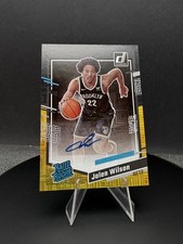 2023-24 Donruss Choice JAYLEN WILSON Rated Rookie RC Black & Gold /8 Signed Auto
