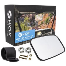 Niche Rear View Mirror For Honda Big Red Talon Pioneer 500 700 1000 Sxs Black