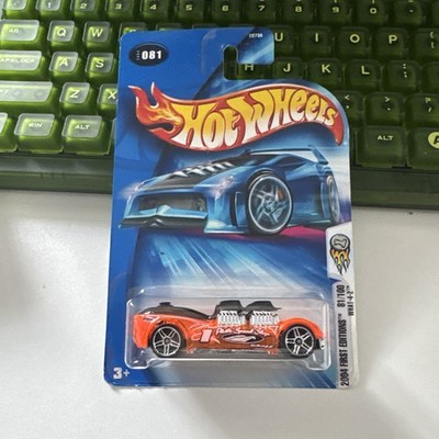 Hot Wheels What-4-2 2004 First Editions 81/100 #081 Orange Short Card