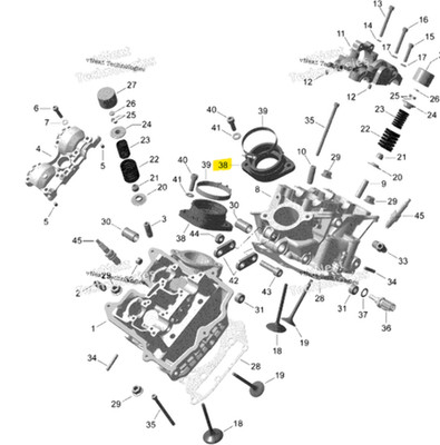 New OEM BRP Can-Am Spyder Intake Flange - 420267151