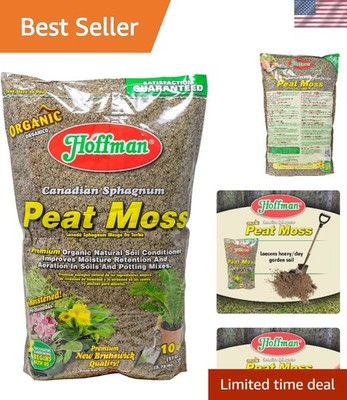 Enhance Soil Health with 10qt  Canadian Sphagnum Peat Moss Conditioner