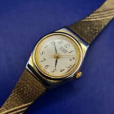 Elegante Citizen Damen Uhr   Goldfarbenes Vin...