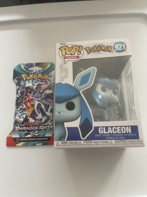 Funko Pop! Vinyl: Pokémon - Glaceon #921 + Scarlet & Violet Paradox Rift Cards