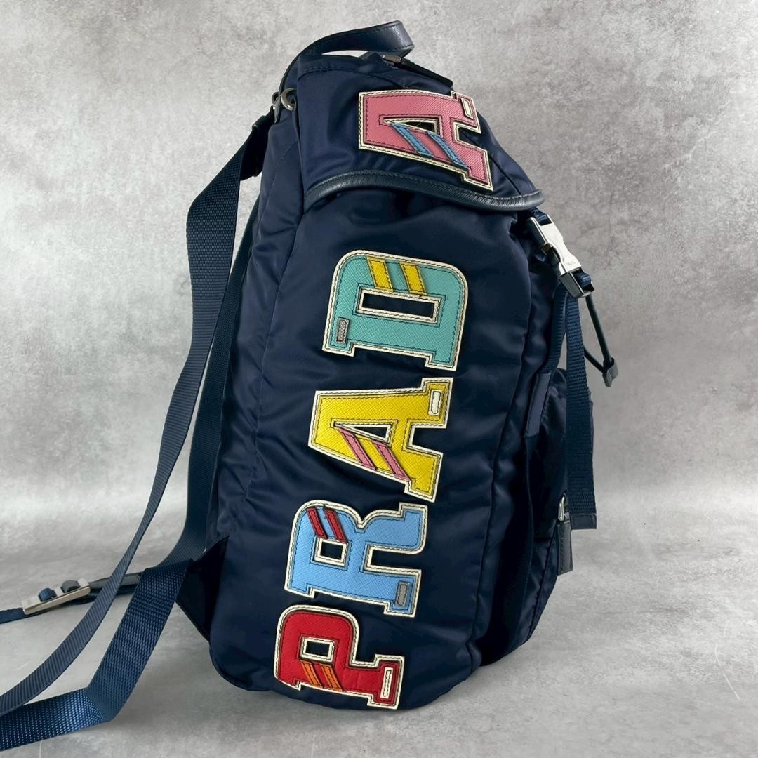 Prada Big Logo Saffiano Backpack Rare Limited Edition