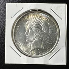 1922 Peace Dollar $1 Silver Coin Blue Rim Toned