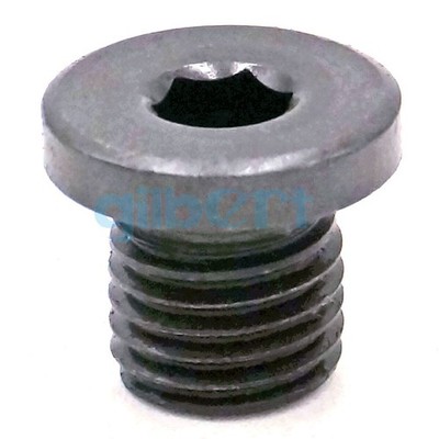 2pcs M12*1.5mm Male Carbon Steel End Plug Cap With Flange   Socket Hydraulic *vv