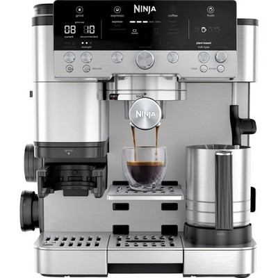 Ninja ES601EU Luxe  Café Espressomaschine Schwarz/Eedelstahl (14 bar)