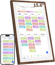 15.6 Inch Digital Calendar Chore Chart with Touchscreen - Full HD Interactive Di