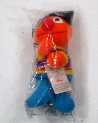 Sealed New Kellogg s Sesame Street Ernie Mini Beans 1999