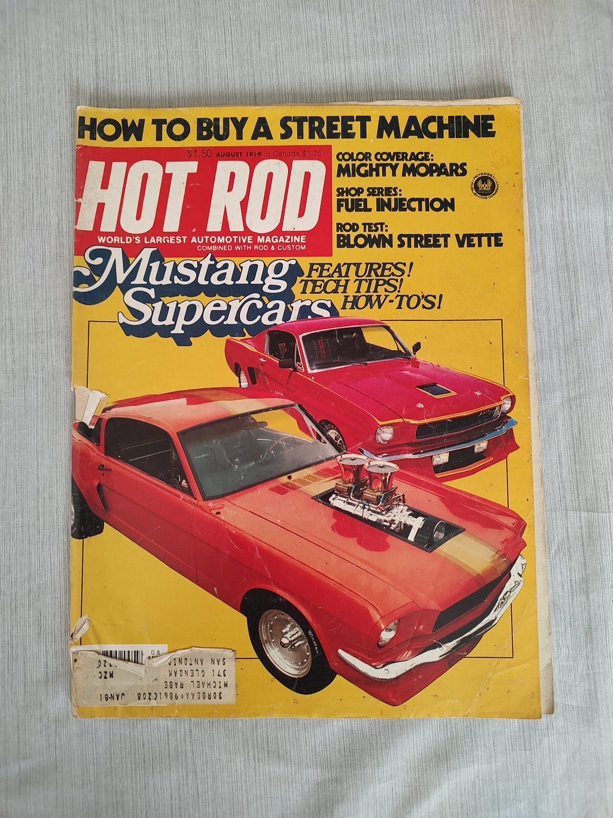 Vintage Hot Rod Magazines August 1979 Great Condition