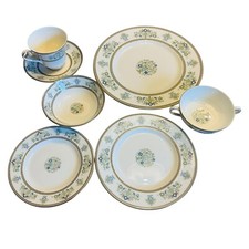 vtg Minton Henley 7 pc place setting Bone China Made in England
