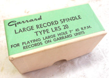GARRARD LARGE RECORD SPINDLE TYPE LRS 20 - MADE IN ENGLAND