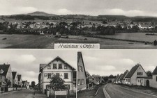 Alte AK, Mainleus bei Kulmbach, 3 Ansichten, Hauptstraße, Ort