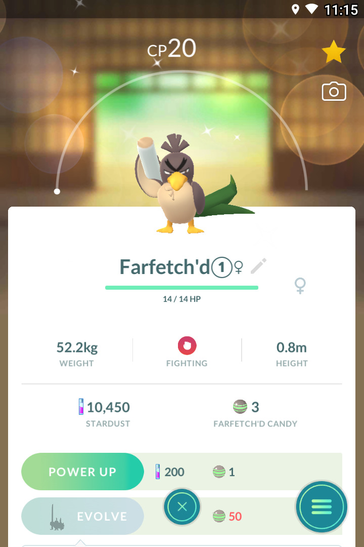 Pokemon Shiny farfetch'd Farfetchd Galarian Mini P T C 60k