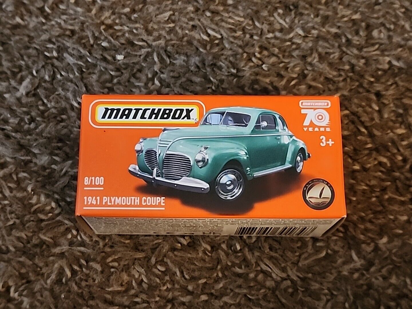 2023 Matchbox - 1941 Plymouth Coupe - MBX Car Inside Box