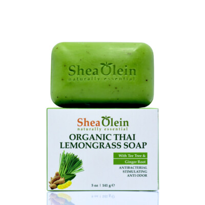 #ad ORGANIC THAI LEMONGRASS SOAP WITH TEA TREE amp; GINGER ROOT 5 OZ $6.99