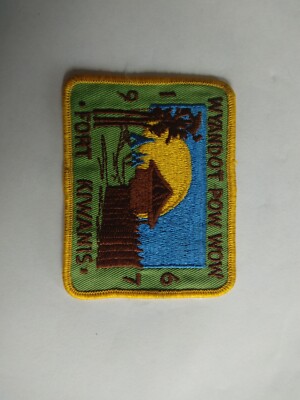 VINTAGE BSA Patch  1967 Wyandot Pow Wow Fort Kiwanis.                 S/170