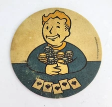 Fallout New Vegas Promo Coaster Rare Merch Merchandise Collectibles Gaming
