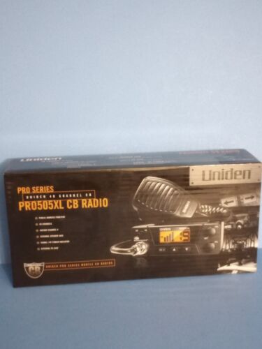 Uniden PRO505XL 40-Channel CB Radio. Pro-Series Compact Design Black - Afbeelding 1 van 3