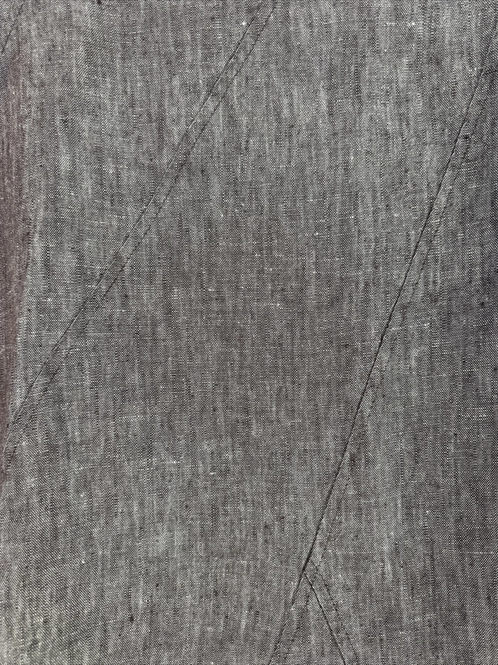 John Lewis Women Brown Linen Midi Skirt Size 16  A-Line Lined Side Zip & Button - Image 3 of 4