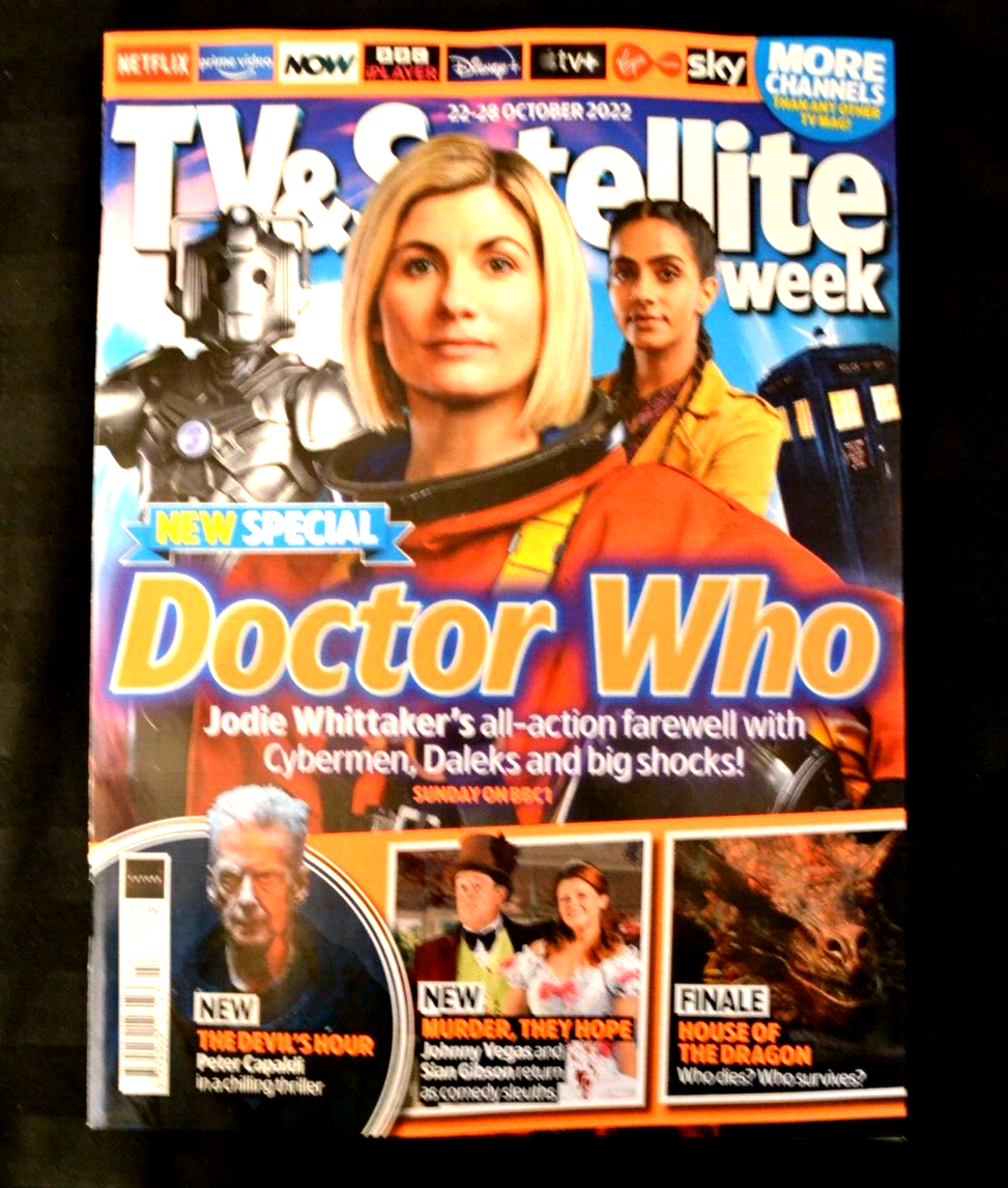 TV & Satellite Week UK Magazine 22/10/22 October 22nd 2022 Doctor Who Power of