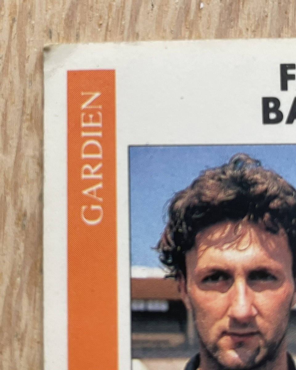 Carte Panini Fabien Barthez 1995 – Olympique De Marseille #88, Vintage