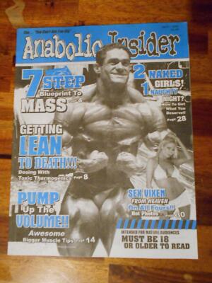 ANABOLIC INSIDER bodybuilding steroids muscle magazine 4-05