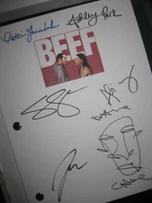 Beef pilot Signed TV Script X6 Steven Yeun Wong David Choe Ashley Park REPRINT
