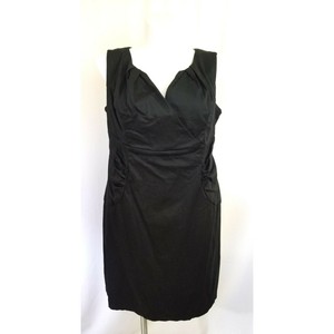 black midi dress size 16