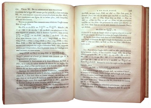 1786 Book TREATISE OF TRIGONOMETRY RECTILINEAR AND SHERICAL::M. Cagnoli::Nice - Picture 7 of 13