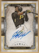 2018 TOPPS STARLING MARTE FIVE STAR CERTIFIED AUTO AUTOGRAPH CARD #FSA-SM