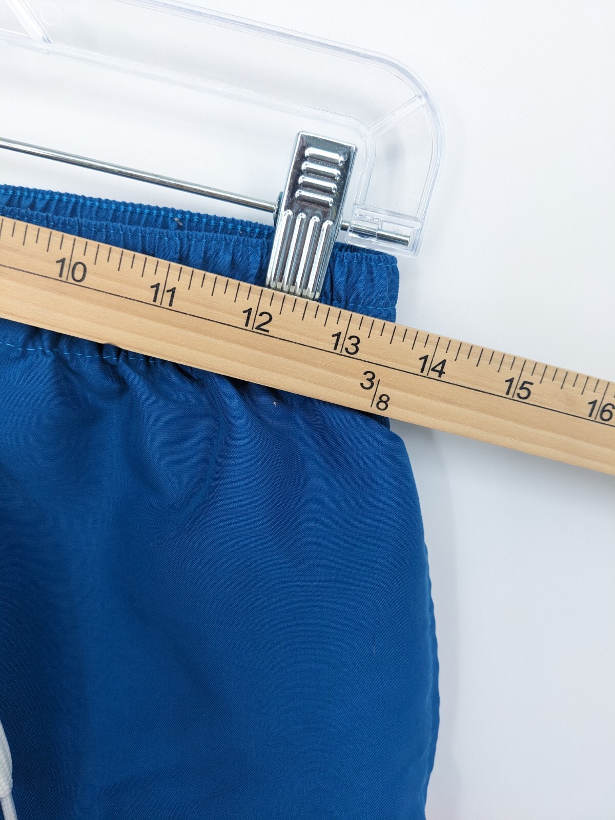 Chubbies Swim Trunks Mens Large Red Blue Elastic Waist Drawstring Pockets Shorts