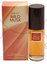 COTY WILD MUSK BY COTY 1.5 OZ /44 ML COLOGINE SPRAY FOR WOMEN NEW IN BOX