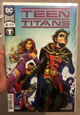 TEEN TITANS #18 Variant DC COMICS 2018 Sent In A Cardboard Mailer
