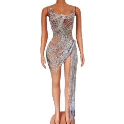 birthday dress with rhinestones The LUXE Rhinestone Dress Lynira Label